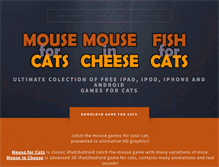 Tablet Screenshot of mouseforcats.com